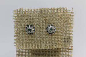 Pendientes Arquillo con Esmeralda natural