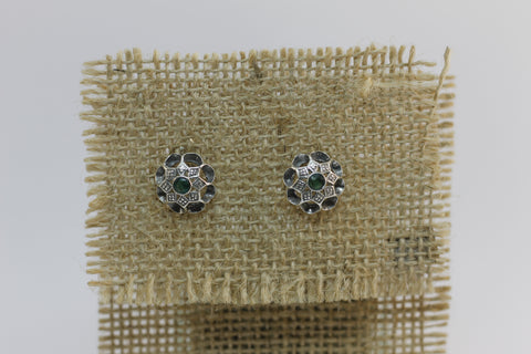 Pendientes Arquillo con Esmeralda natural