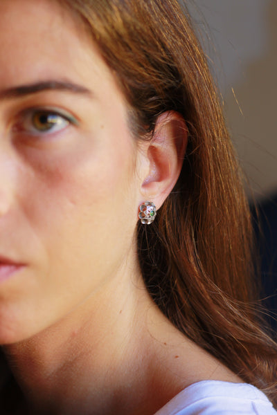 Pendientes Arquillo con Esmeralda natural
